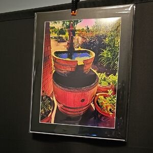 Winery Barrel Matted High Quality Photograph